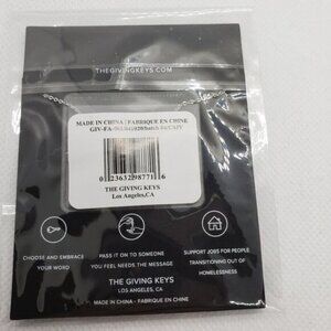 The giving key mini key necklace Believe